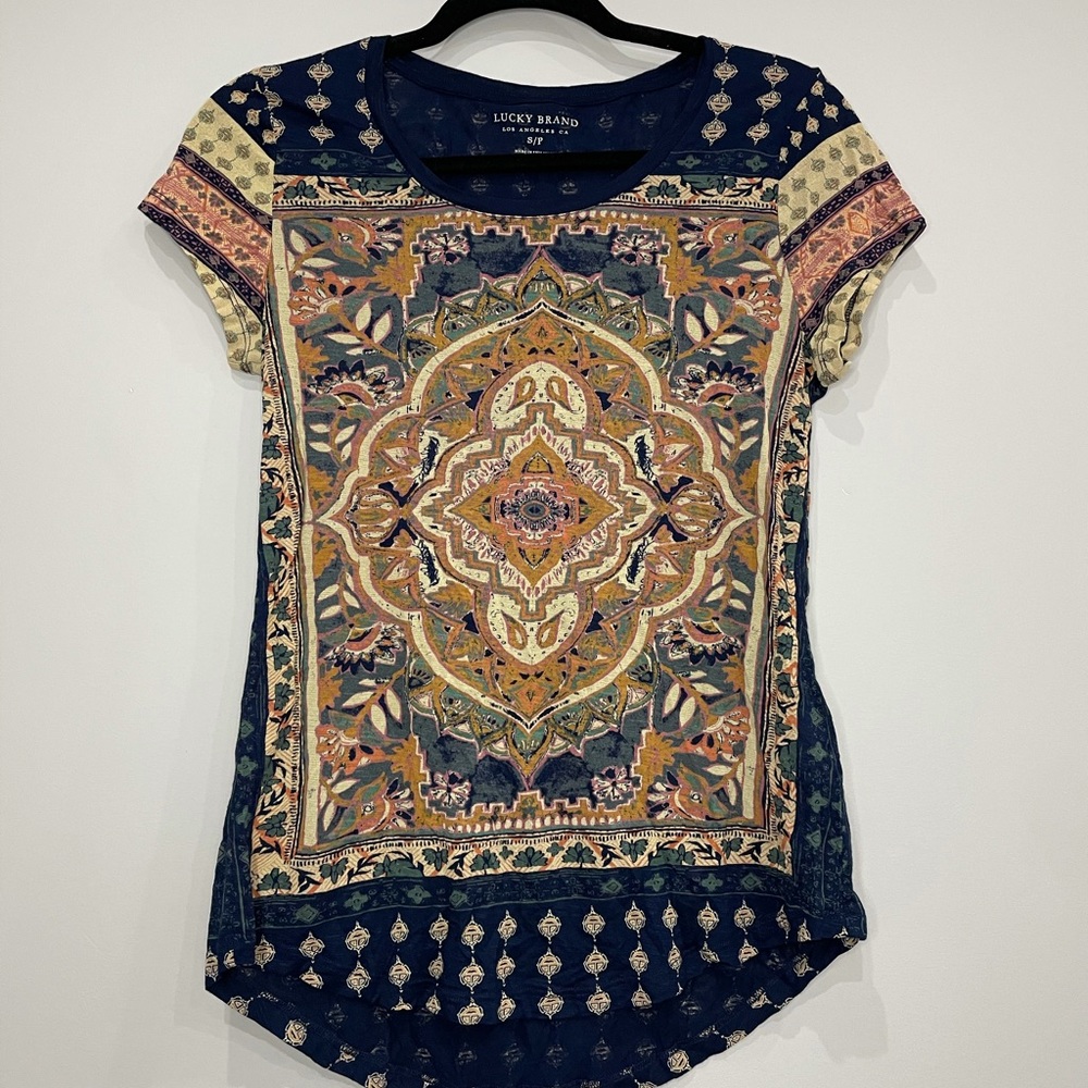 Lucky Brand Mandala print t-shirt